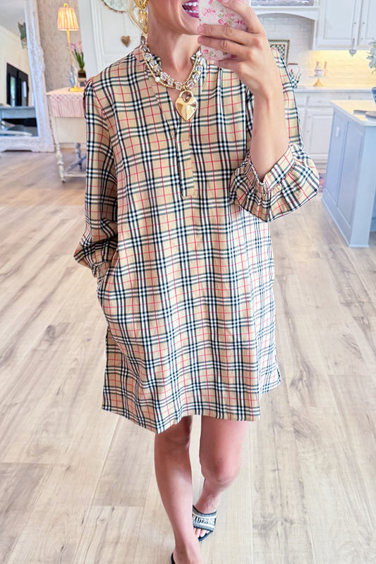 Long Sleeve Pocket Dress