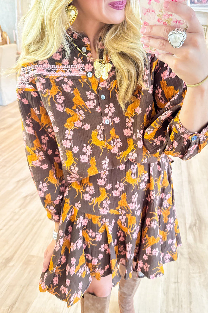 Horsing Around Skirt Set
