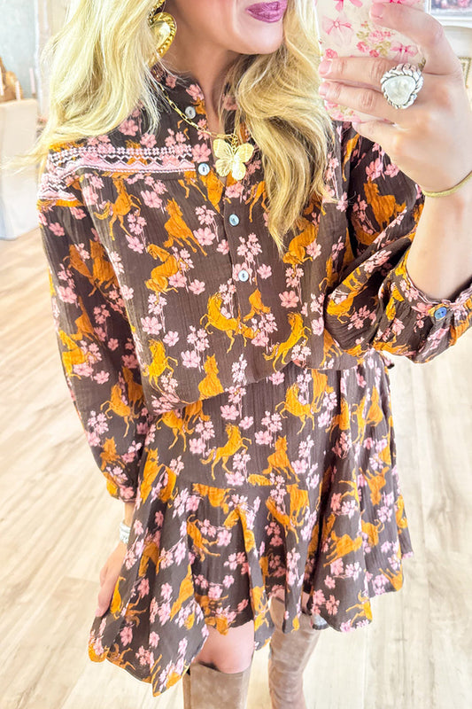 Horsing Around Skirt Set