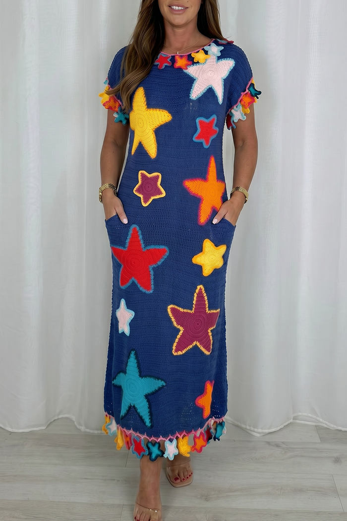 Casual Star Pattern Knitwear