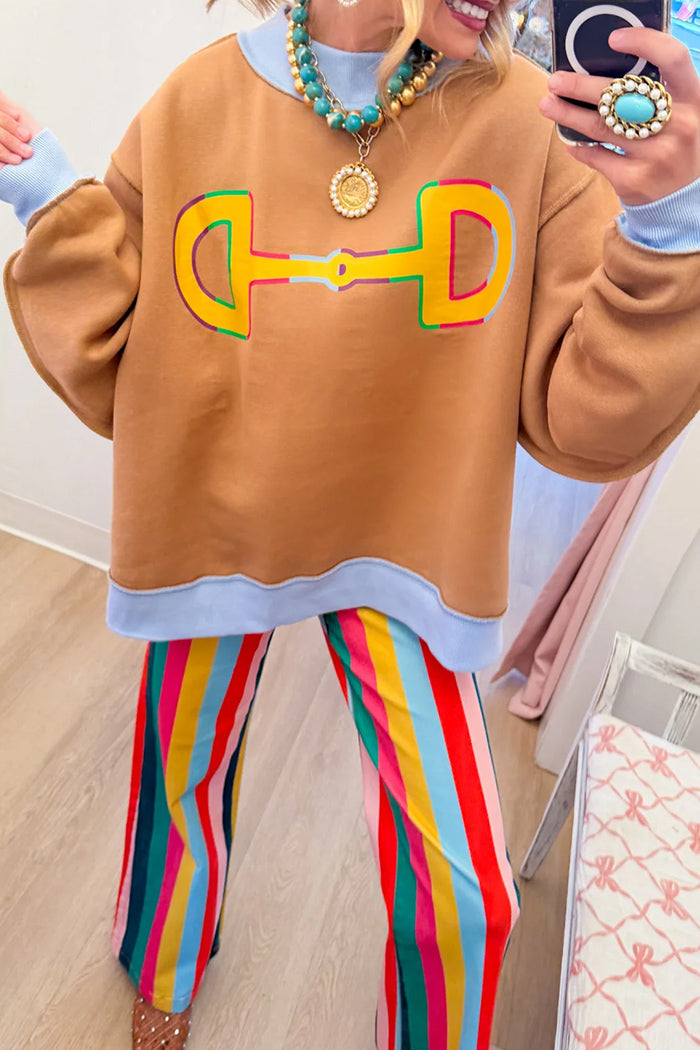 Mock Neck Double Sided Top
