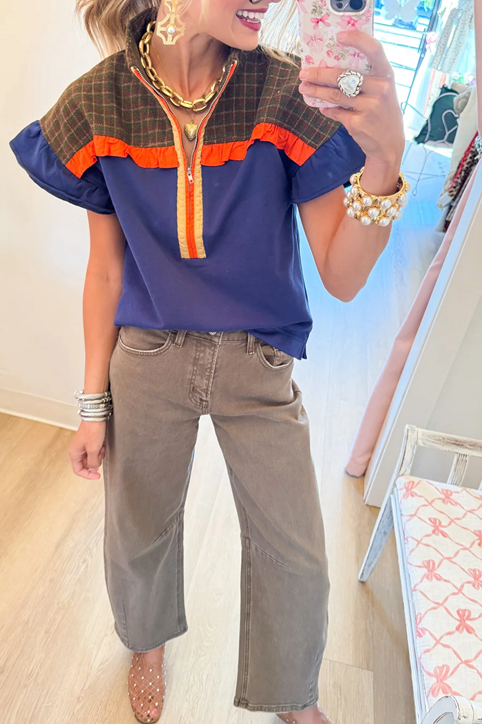 Casual Ash Wash Barrel Jeans