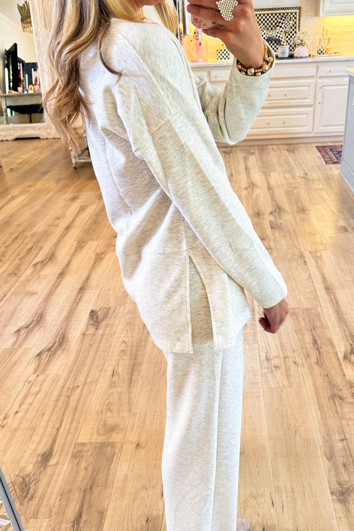 Scuba Slit Top and Pant Set