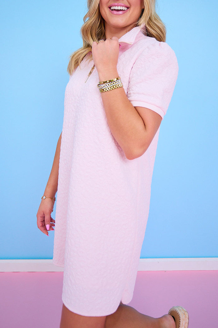 Casual Zip Front Dress