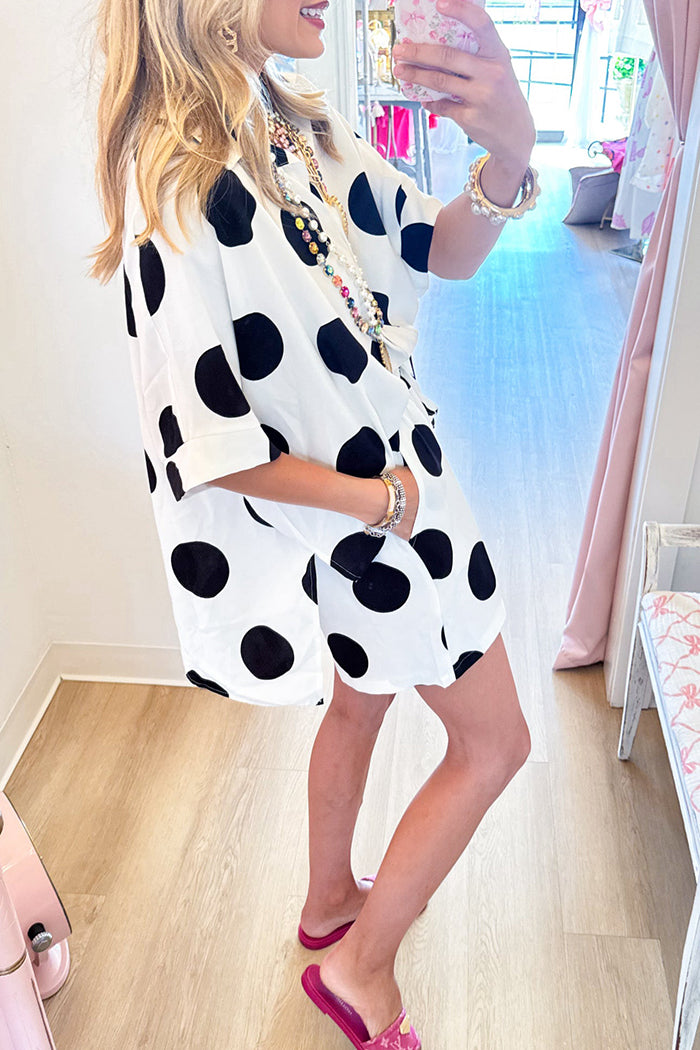 Polka Dot Short Set