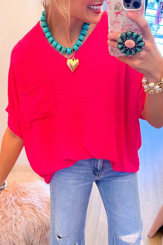 Dolman Sleeve Pocket Top