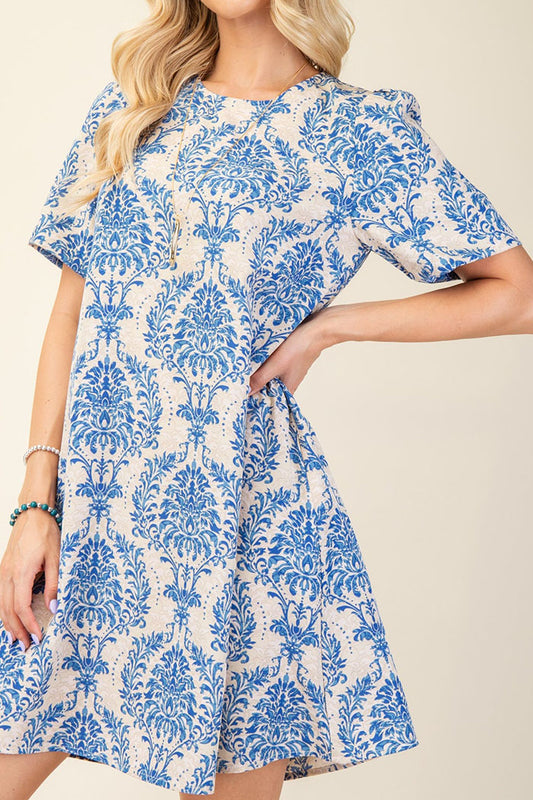Back Zipper Closure Pocket Dress
