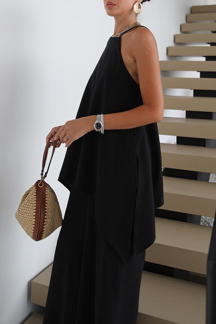 Spaghetti Strap Pocket Jumpsuit