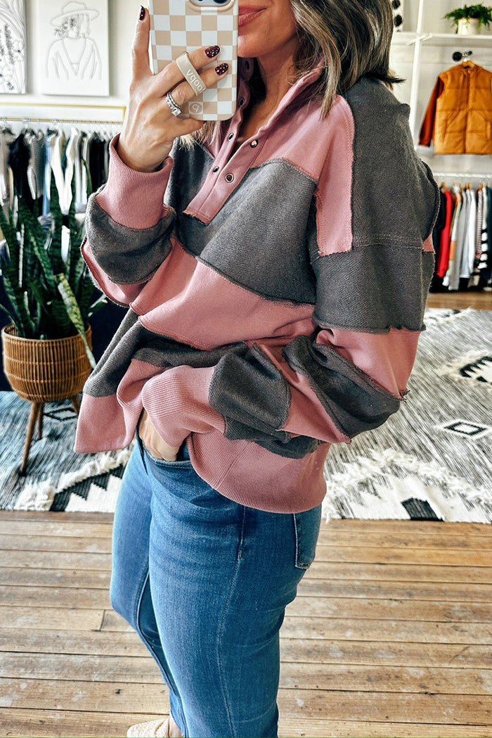 Casual Striped Print Top