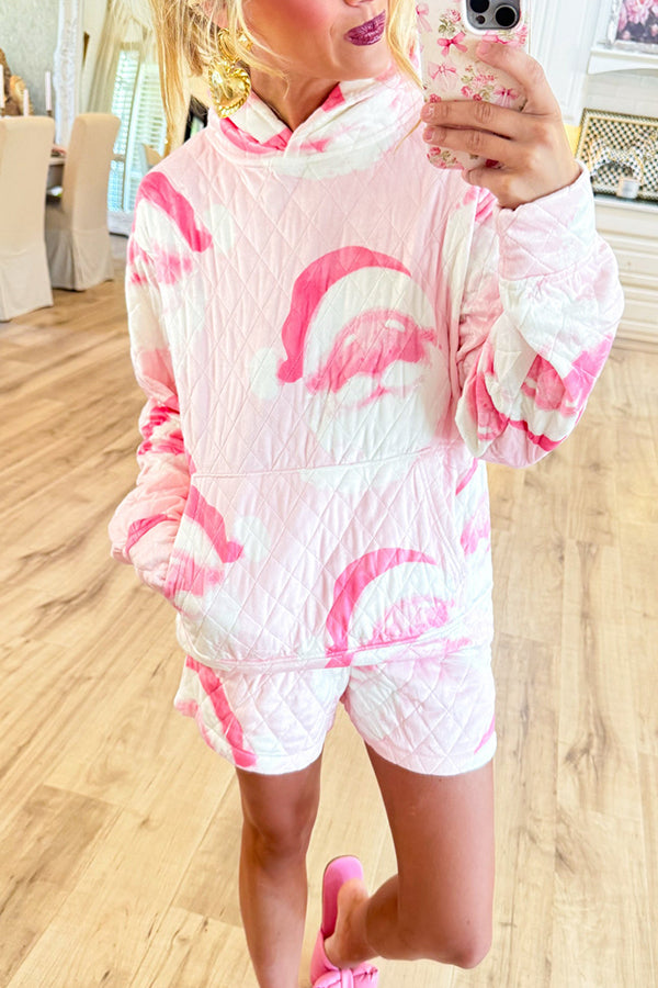 Santa Quilted Fleece Short Set