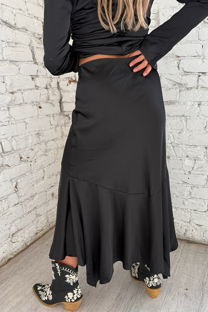 Dark Romance Midi Skirt Set