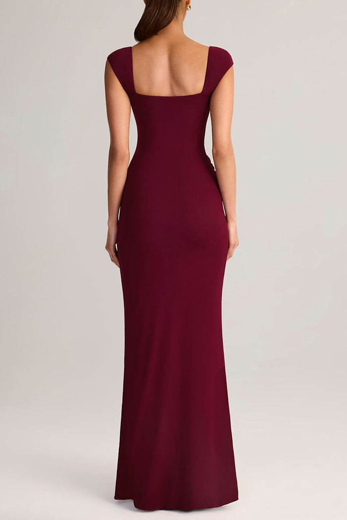 Sweetheart-Neck Maxi Dress