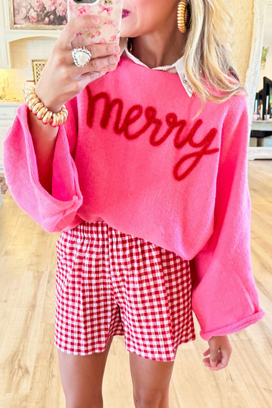 Merry Graphic Oversized Sweater