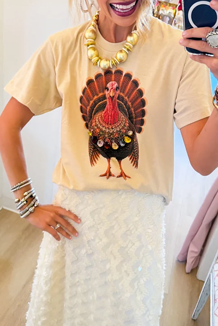 Turkey Graphic Short Sleeve Tee
