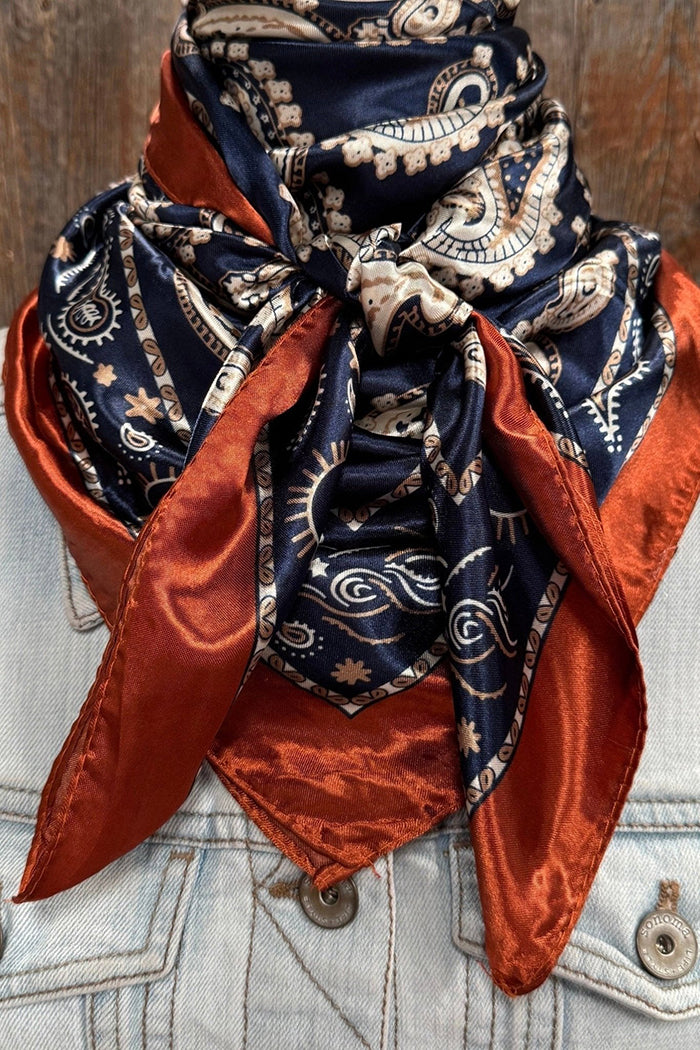 Vintage Botanical Paisley Scarf