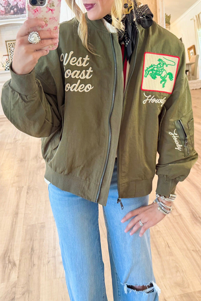 Patchwork Vintage Bomber Jacket