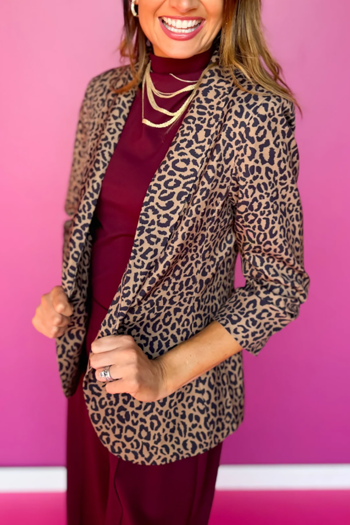Casual Animal Spots Jacket
