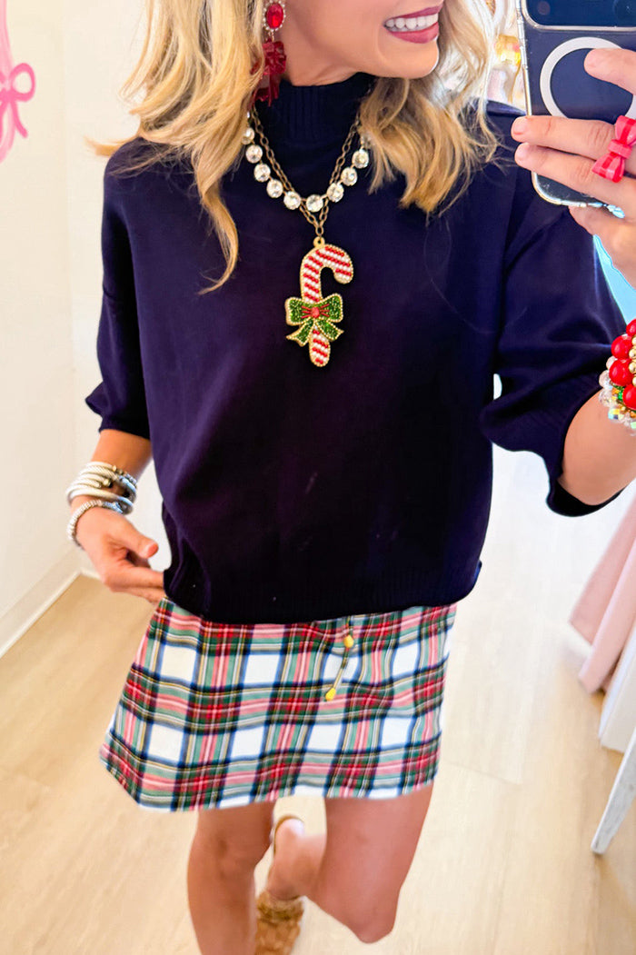 Navy Crew Neck Sweater