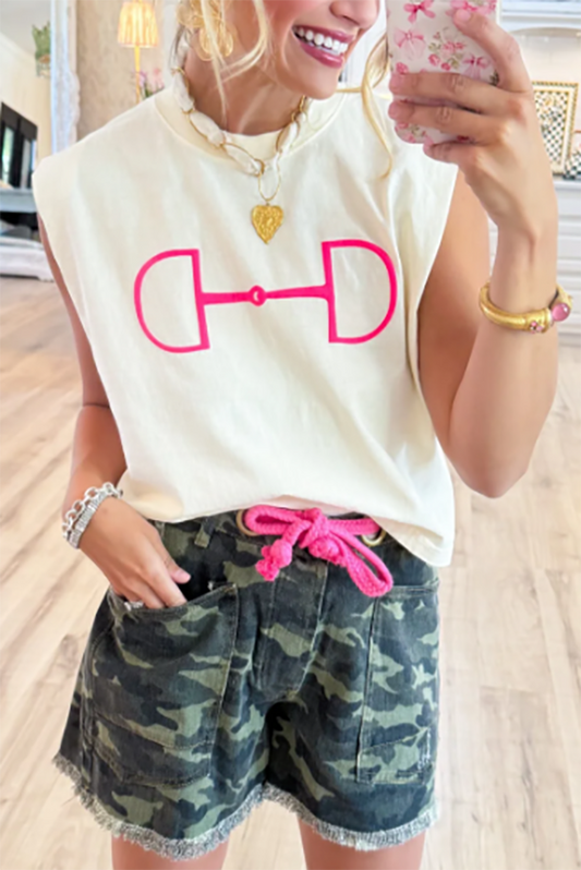 Casual Horsebit Muscle Tee