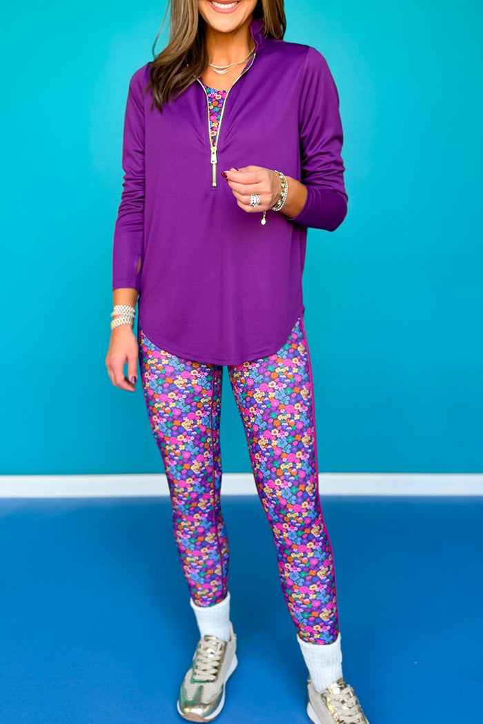 1/2 Zip Long Sleeve Active Top