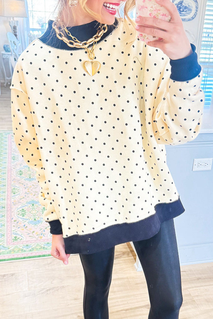 Homebody Reversible Mockneck Sweatshirt