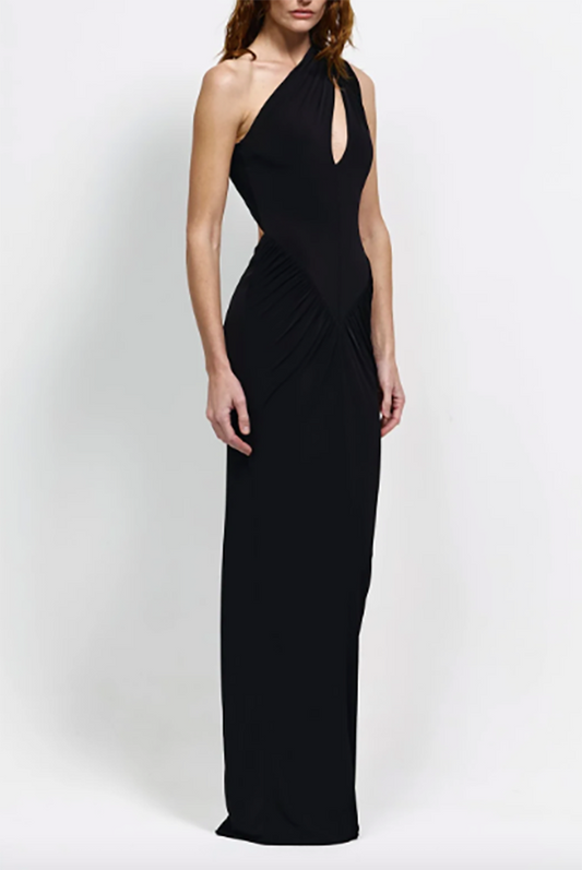 Black Cutout Maxi Dress