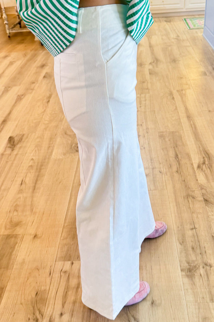 High Rise Wide Leg Pants