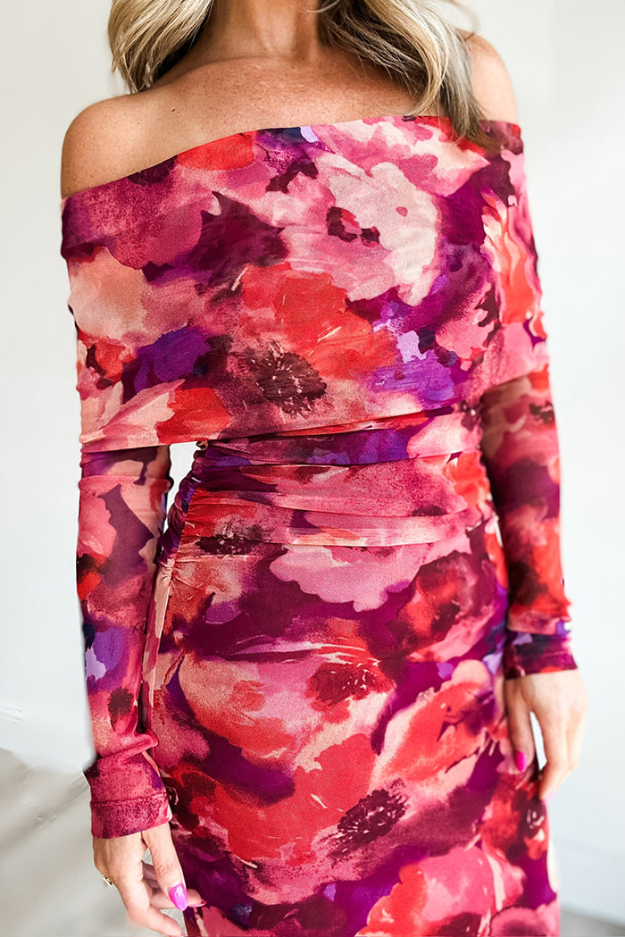 Casual Floral Pattern Dress