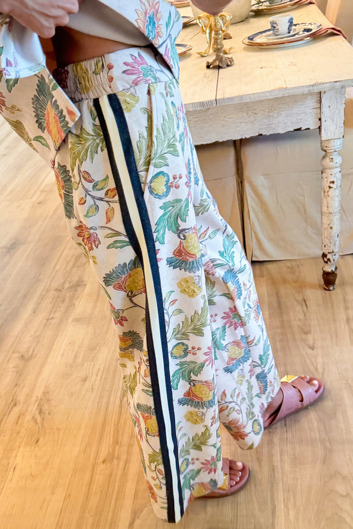 Floral Wide Leg Pant Set