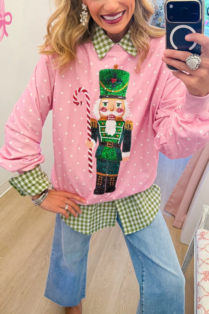 Polka Dot Nutcracker Sweatshirt