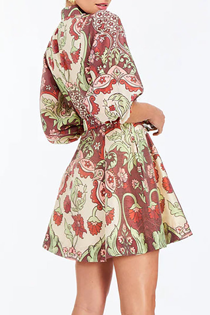 Casual Floral Pattern Dress
