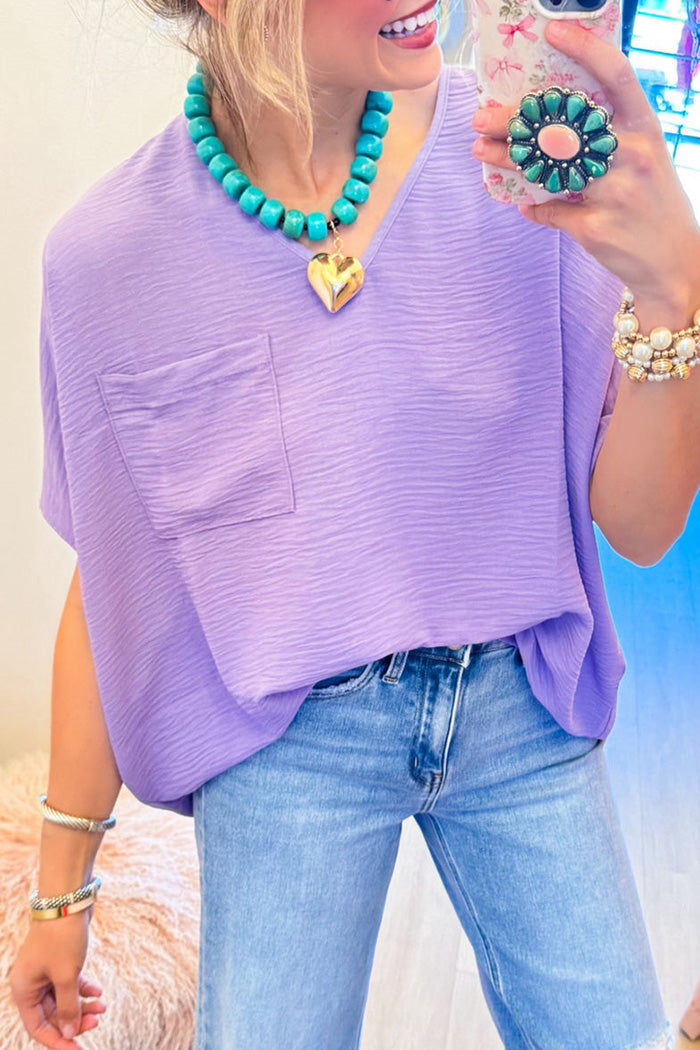 Dolman Sleeve Pocket Top