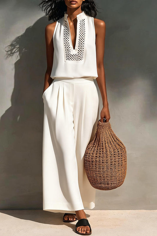 Bohemian Sleeveless Two Piece Set