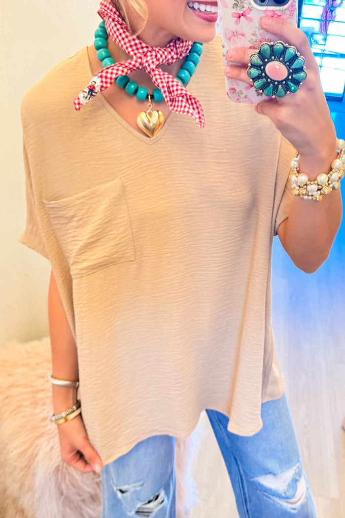 Dolman Sleeve Pocket Top